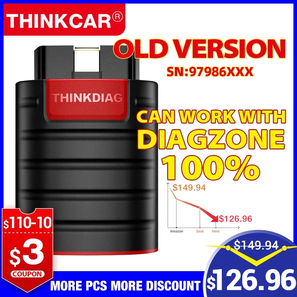 OBD2 Diagnostic-Tool ECU Boot-Thinkdiag Golo Easydiag Service 1-Year-Free Old Code-Pk