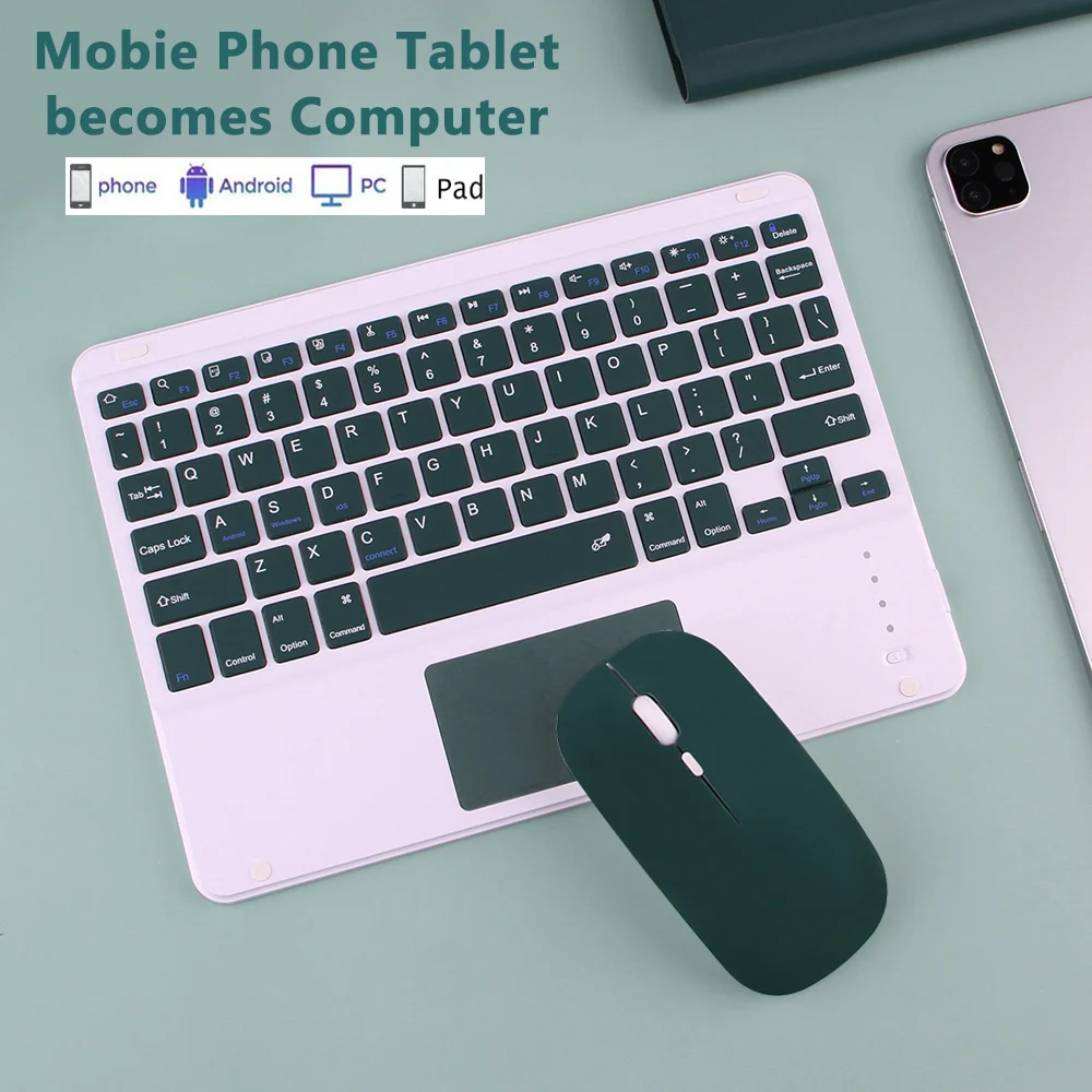 Bluetooth-клавиатура и мышь для IPad русский испанский арабский иврит корейские