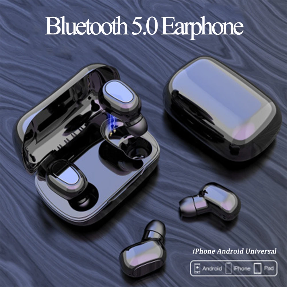 Bluetooth Earphone Wireless Rechargeable HIFI Sport Headset IPX5 Waterproof Earbud Hands-free Fone De Ouvido Sweatproof | Электроника