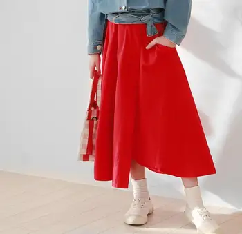 

2020 New Girls Skirt Fashion Cotton Spring Girls Skirts 3-8t PO627