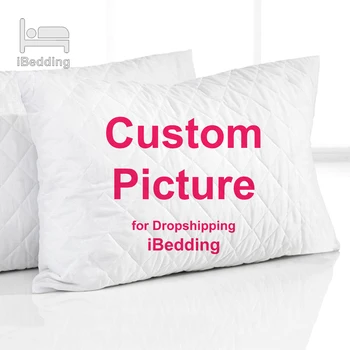 

Customize Printed Quilt Pillowcase Custom Pillow Cases Dropshipping 2Pcs/Set