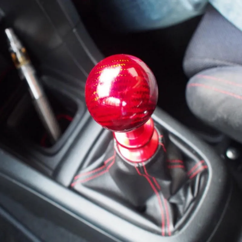

Universal Manual Auto Modified Shift Head Round Aluminium Alloy Racing Gear Head Wave Rod Ford BMW JDM Subaru Car Accessories