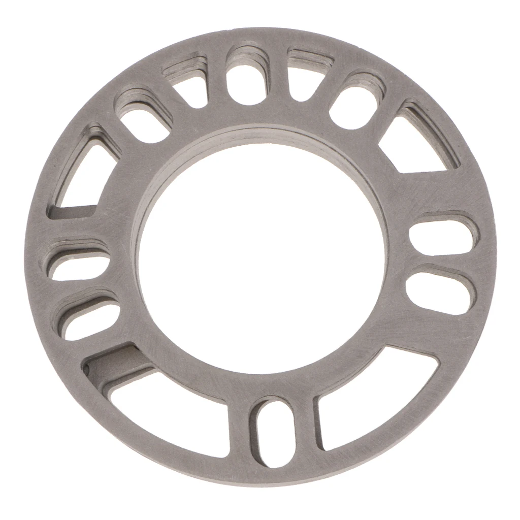 4x Universal Aluminum Wheel Spacers Kit 5mm Thick 75mm ID 135mm OD