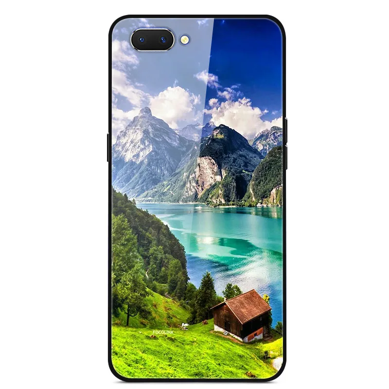 11 Для Oppo A3S чехол из закаленного стекла жесткий чехол для телефона для Oppo A3S OPPO A5 AX5 OPPOA5 TPU бампер чехол s для Oppo A3S A3 S - Цвет: 11