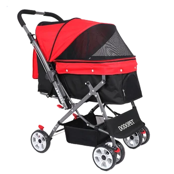 

Dog Stroller Pet Stroller Dog Out Light Portable Folding Stroller Small Medium and Large Dog Trolley Cat Stroller