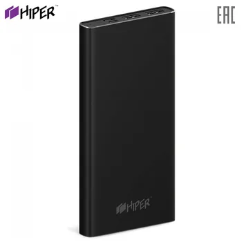 

Power Bank HIPER MPX10000 fast charge PD QC type-c macbook connector charger compact power banks external battery Powerbank Li-Pol 10000mAh 10000 mAh