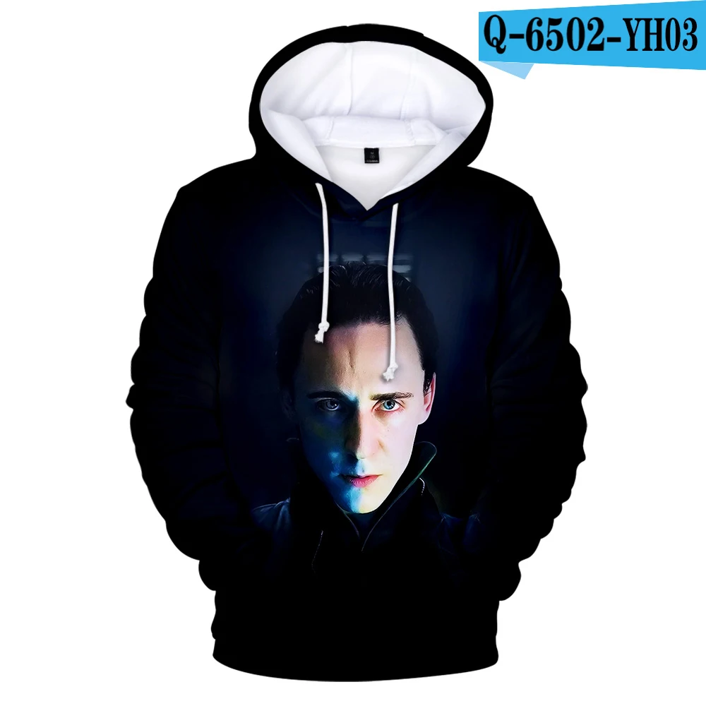 As shown 3D-LOKI царство тьмы Harajuku Стиль толстовки с капюшоном тонкий модный Повседневное тренд Повседневное уличная Толстовка - Цвет: As shown