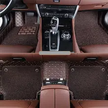 Для BMW X5 G05 X5M F95+ коврики для ног ковры шаг вышивка кожа провода катушки 2 слоя коврик