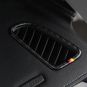 

Carbon Fiber Dashboard Air Conditioning Outlet Frame Decorate Cover Trim 2Pcs 2015-2019 For Benz C Class W205 GLC X253