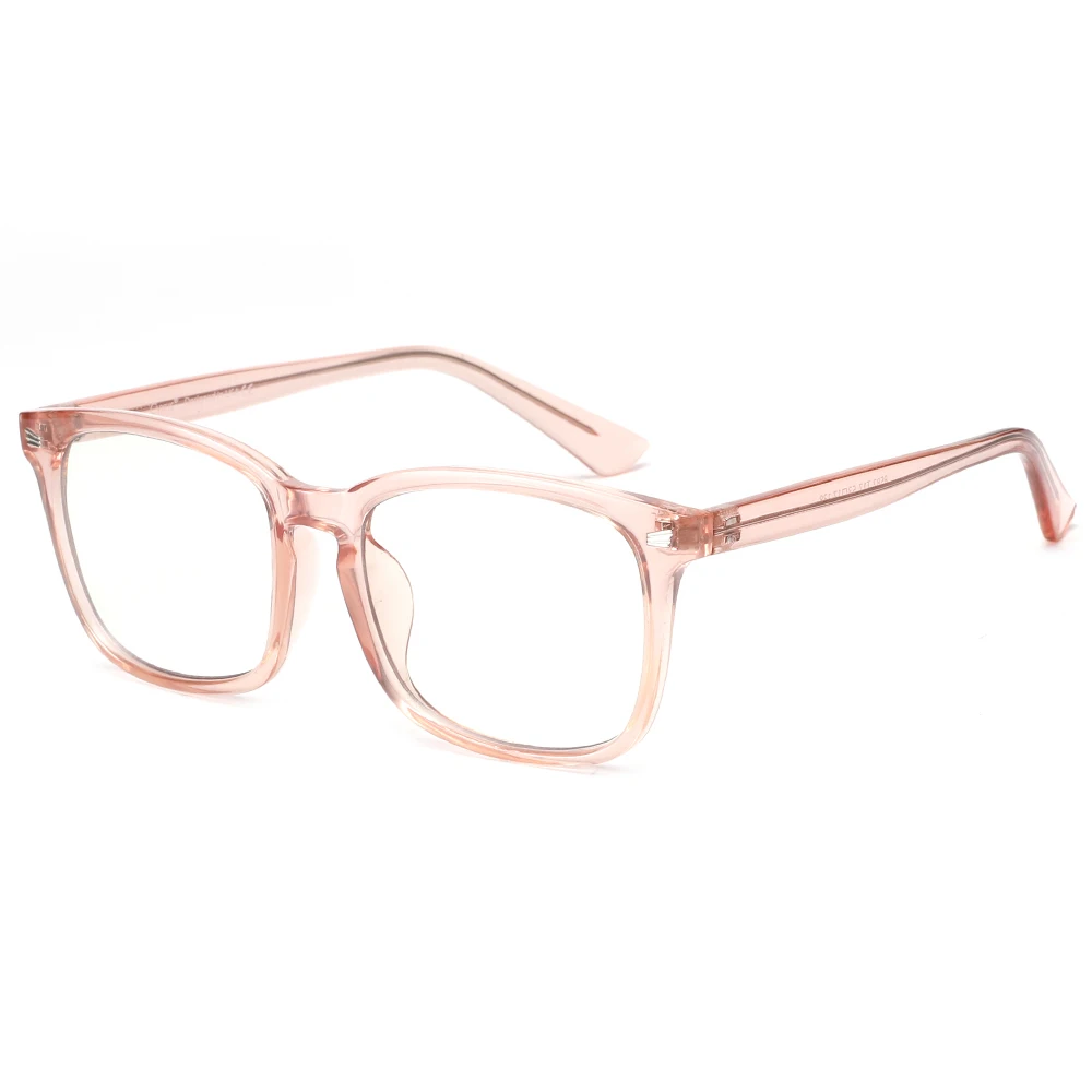 Light Pink Cyxus синий светильник, компьютерные очки для блокировки головной боли, черные ПК линзы, игровые очки унисекс(для мужчин/женщин) 8582 - Цвет оправы: Light Pink