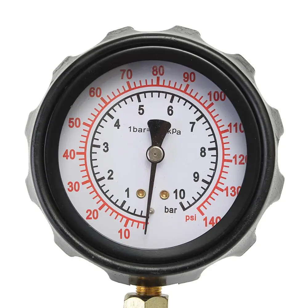 Манометр ALLSOME TU 114 140PSI тестер давления топливного масла Инжекционный манометр