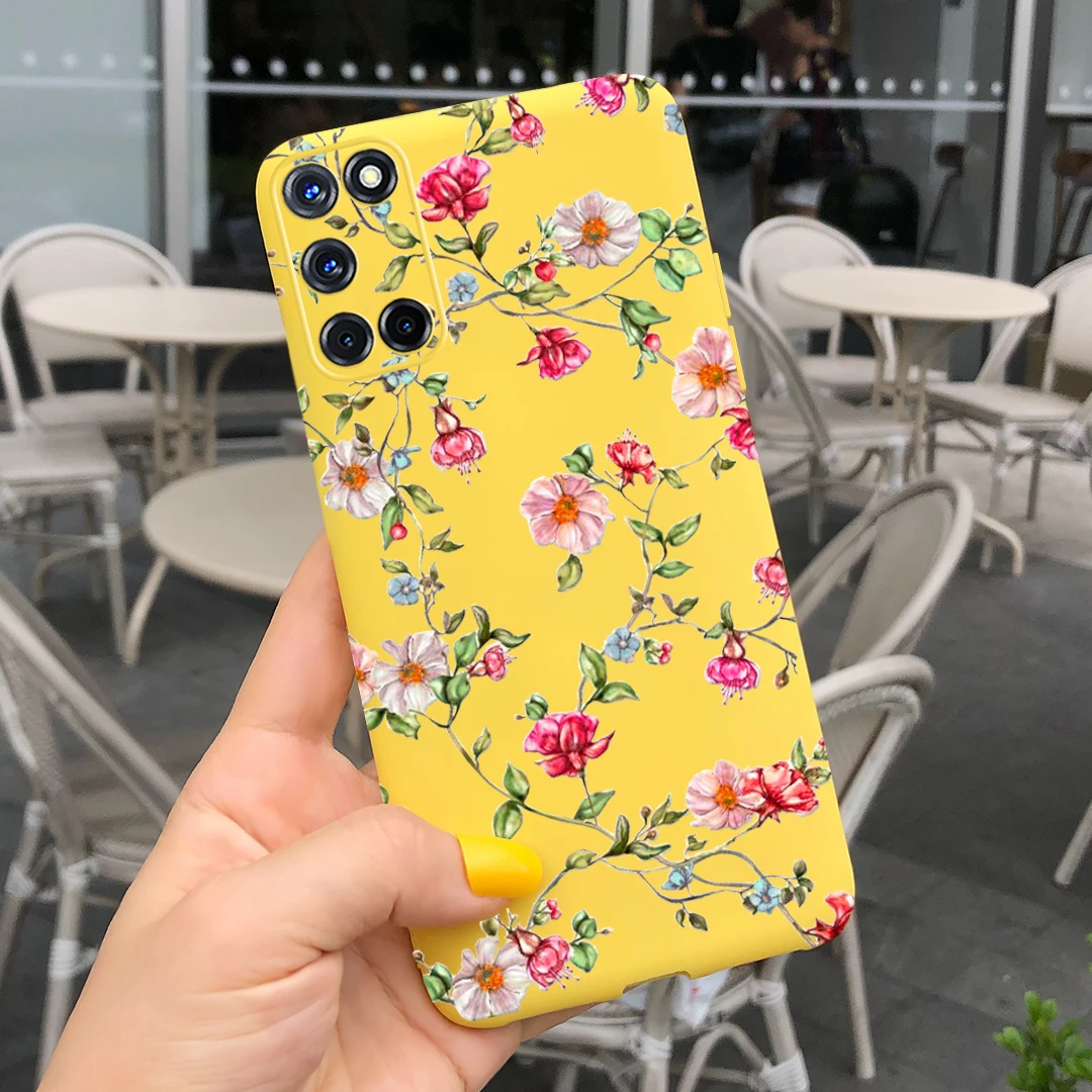 Phone Case For OPPO A52 Case Oppo A72 A92 Silicone Flower Cloud Prnited Back Cover For oppoA52 A 52 72 A92 TPU Bumper Shell Bags cases for oppo cases