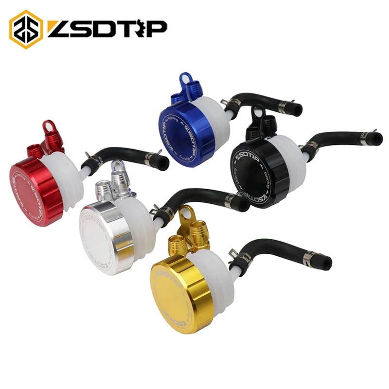 

ZSDTRP CNC алюминий 8-10 мм мотоциклетная Тормозная жидкость резервуар сцепления бак масло Жидкости чашки для Универсальный Honda Yamaha Suzuki