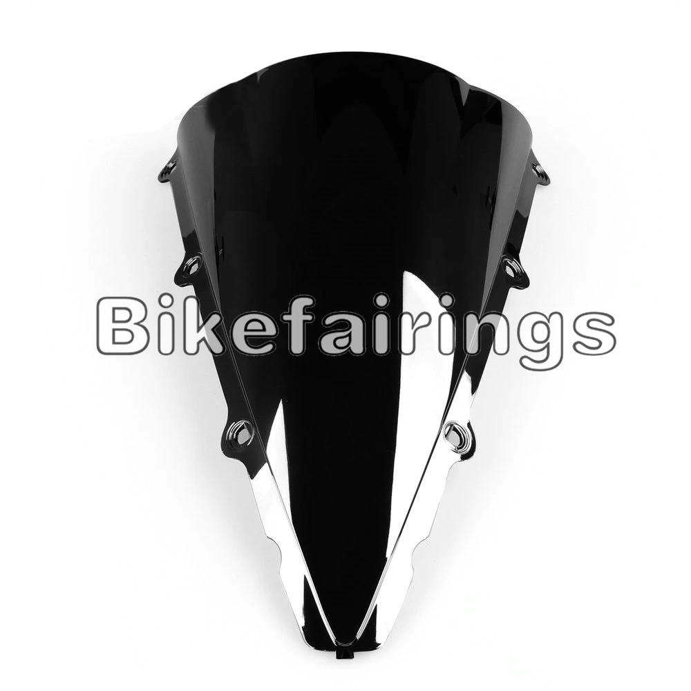 Black Обтекатель ветер дефлекторы для Yamaha YZF R1 YZF1000R1 2002 2003 02 03 черный Blear синий ветровое стекло ABS пластик велосипед лобовое стекло - Цвет: Black