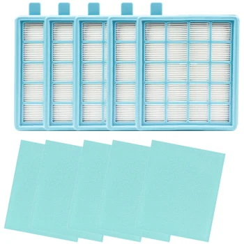 

10Pcs Hepa Filters for Philips FC8470 FC8471 FC8472 FC8473 FC8474 Vacuum Cleaner Accessories Parts Repalcement Kit