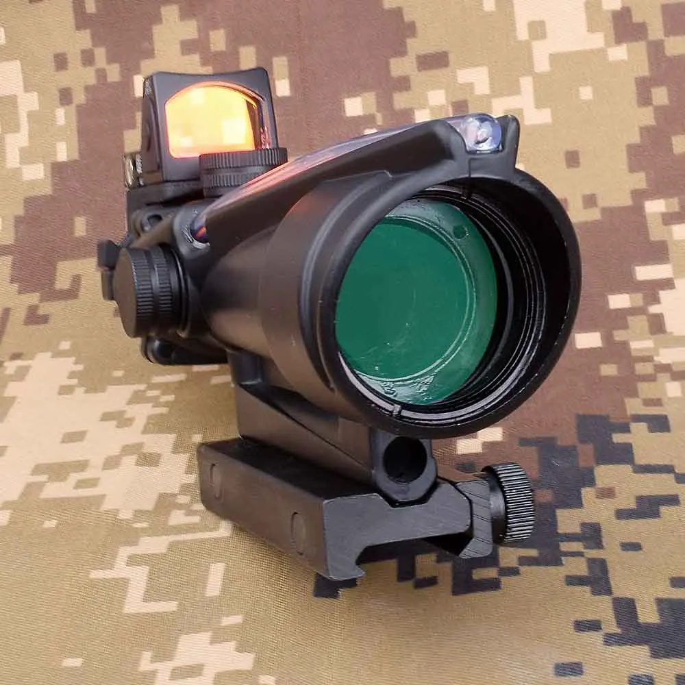 5X35 ACOG охотничий прицел BDC шеврон Подкова Сетка оптические прицелы с красной точкой для тактической винтовки cal. 223. 308