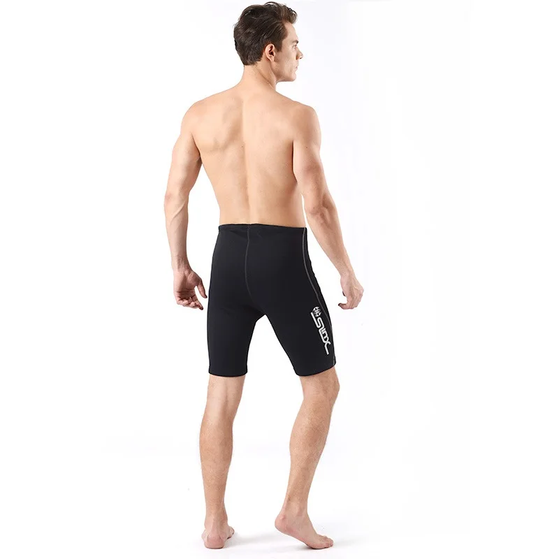 2MM Diving Shorts Men Black Neoprene Wetsuit Fifth Pants Swimming Surfing Spearfishing
