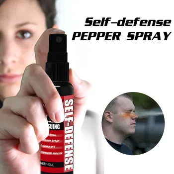 

top selling 100MLRed Pepper Spray for Women Carry Self-Defense Small Canister Big Protection Support Wholesale and Dropshipping