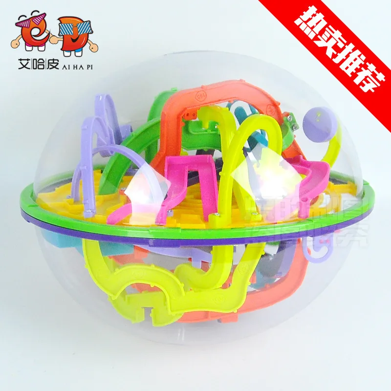 Музыка-скидка 299 yi zhi qiu 3D Интеллект шар лабиринт игрушка детская фантазия интеллект шар Интеллектуальный интерес лабиринт