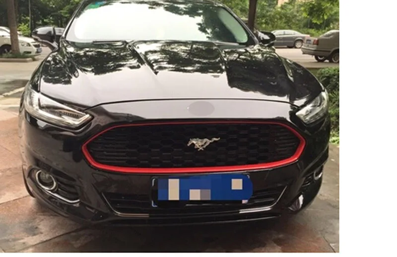 Решетчатый гриль с черной подсветкой для Ford Mondeo Fusion 2012 2014 высококачественный 1