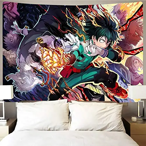 My Hero Academia Poster Anime Tapestrys Birthday Theme Tapestry Kawaii Room Decor Home Bedroom Wall Decoration Hippie Room Decor Decorative Tapestries Aliexpress