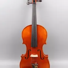 Мастер скрипки 4/4 ручная работа Страдивари передовая модель пламя Кленовая ель#3118