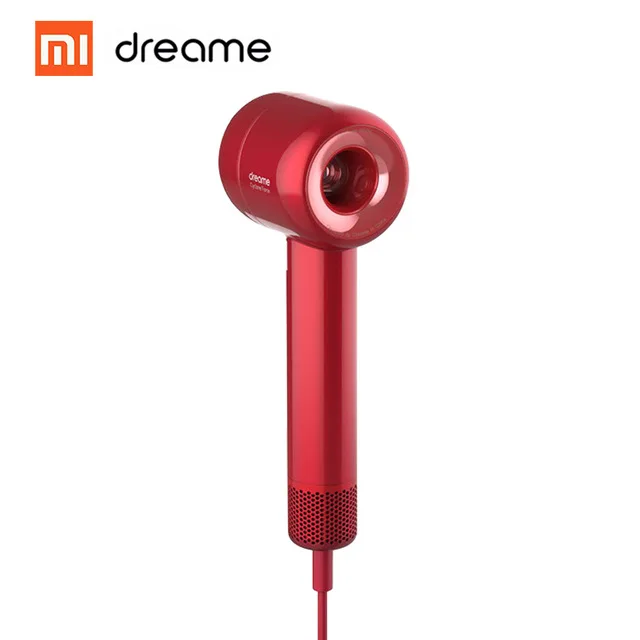 Red Xiaomi Dreame, анион, фен для волос, умный контроль температуры, отрицательный ион, для мужчин и женщин, 110000 об/мин, Мощный воздушный поток, домашнее устройство - Цвет: Red