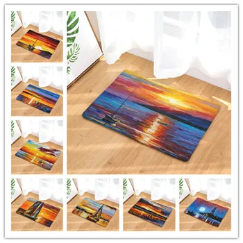 

Painting in front of the carpet at the door of the carpet 40x60