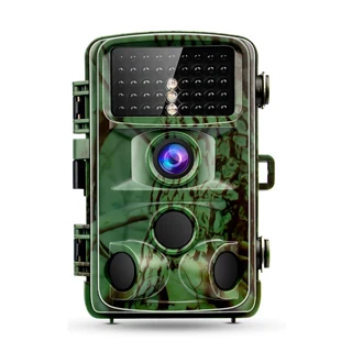 ZREN ZR632 Trail camera 12MP 42 шт. Инфракрасные светодиоды 940nm охотничья камера IP66 Водонепроницаемая 120 градусов угол дикие ловушки для фотоаппаратов - Цвет: Светло-серый