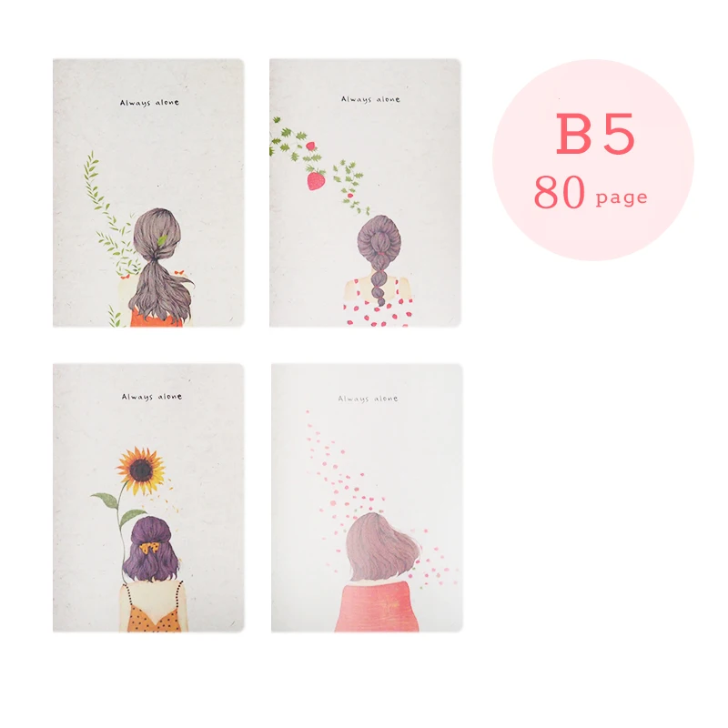 F ROWBOE симпатичные канцелярские принадлежности Kawaii блокнот канцелярская книга небольшой свежий обучения офис утолщение корейский простой блокнот - Цвет: F