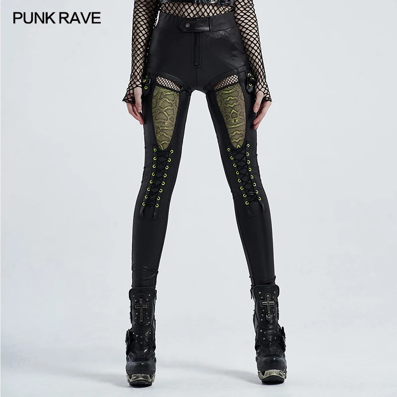 PUNK RAVE Women's Punk Colorful Sexy 