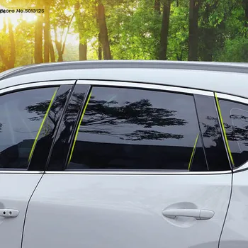 

Car Door Window Middle Column Trim Decoration Protection Strip Stickers for Mazda CX5 CX-5 2017 2018 2019 2020 Car Accessories