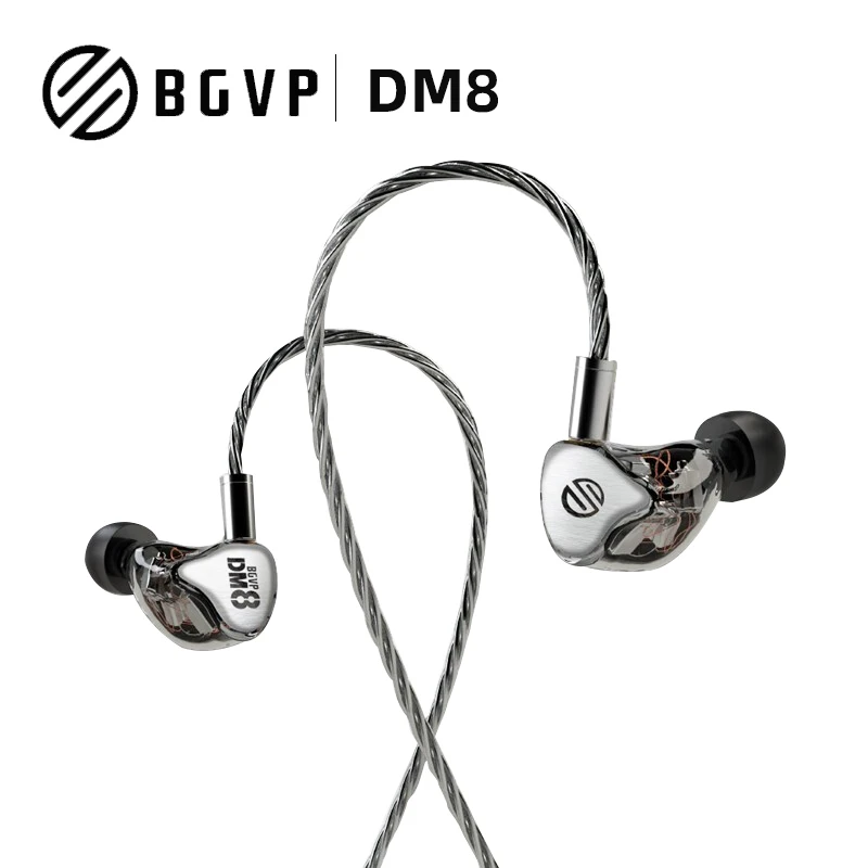

Наушники BGVP DM8, шумоподавляющие наушники-вкладыши, проводные наушники-вкладыши Sonion 8BA с сильным басом, Милая модель вокальной гарнитуры