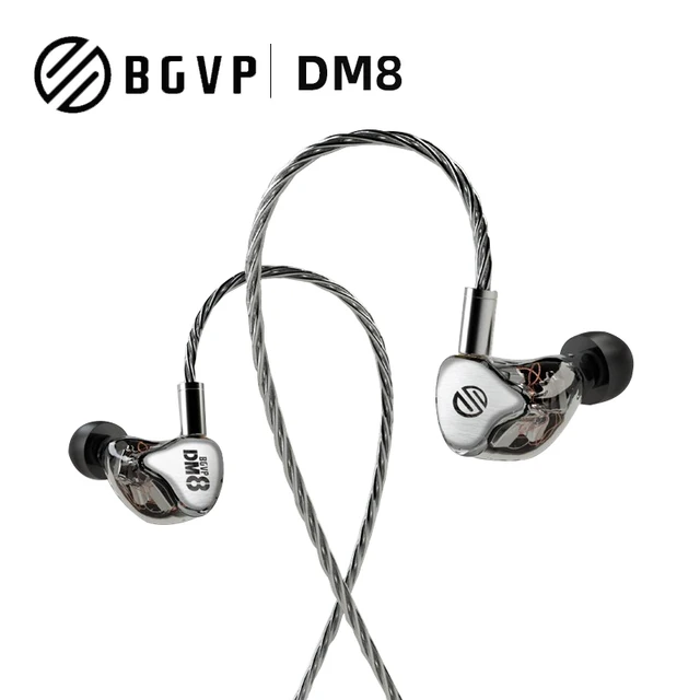 BGVP DM8 Earphone Noise Cancelling Earbuds Knoweles+Sonion 8BA Wired Bass Sweet Vocal In-Ear Model Headset 1