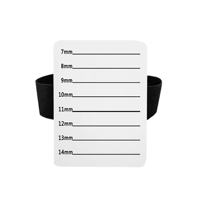 

Eyelash Extension Hand Plate With Belt Marking Mix Length Eyelash Stand Holder With Elastic Wristband Eye Lash Makeup Tool