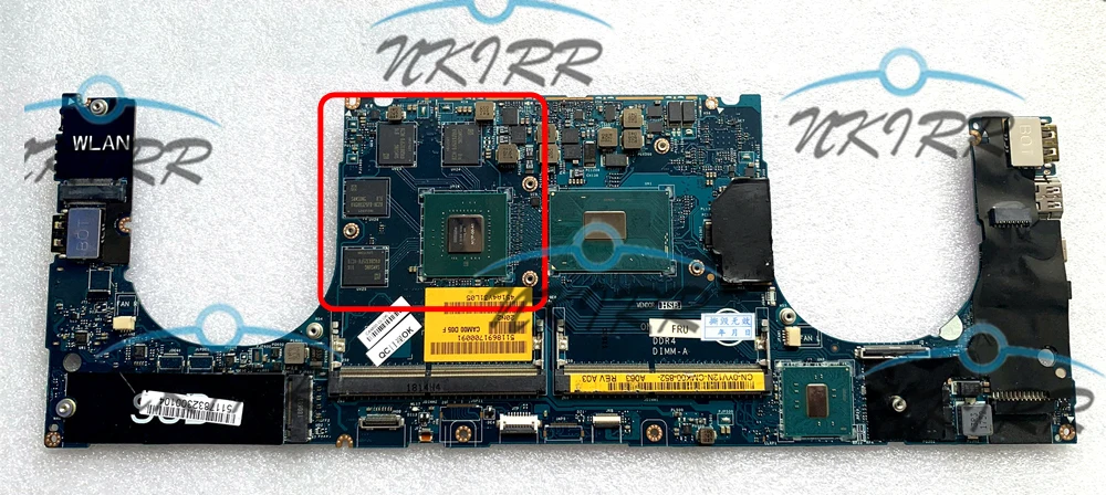 

I7-7820HQ M1200M 4G CAM00/01 LA-E331P X41RR 0X41RR CN-0X41RR Mainboard Motherboard for Dell XPS 9560 P56F Precision 5520 M5520