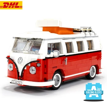 

IN STOCK Technology Brick toy Volks wagen T1 cam per van car building blocks 10220