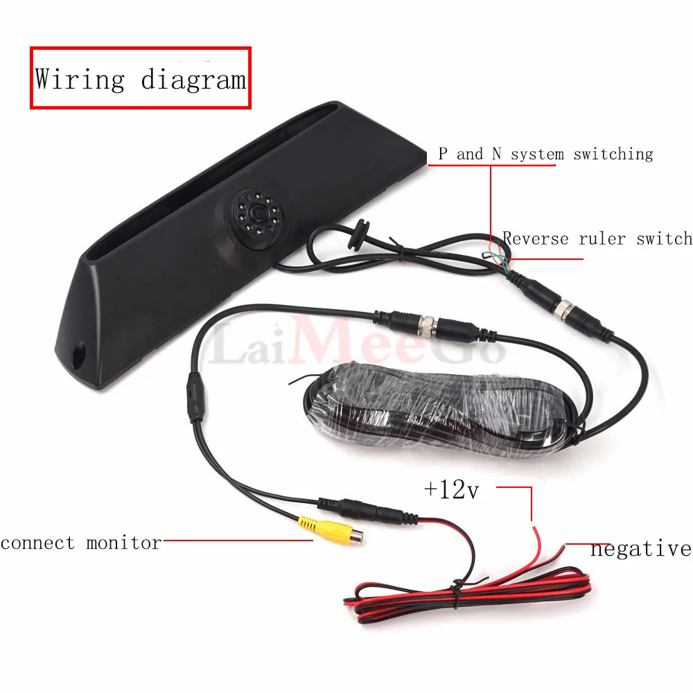 Car Brake Light Camera for IVECO Daily Brake Light Camera Car  Rear View Camera Backup Camera 5 '' 7'' Rearview Mirror Monitor (8)