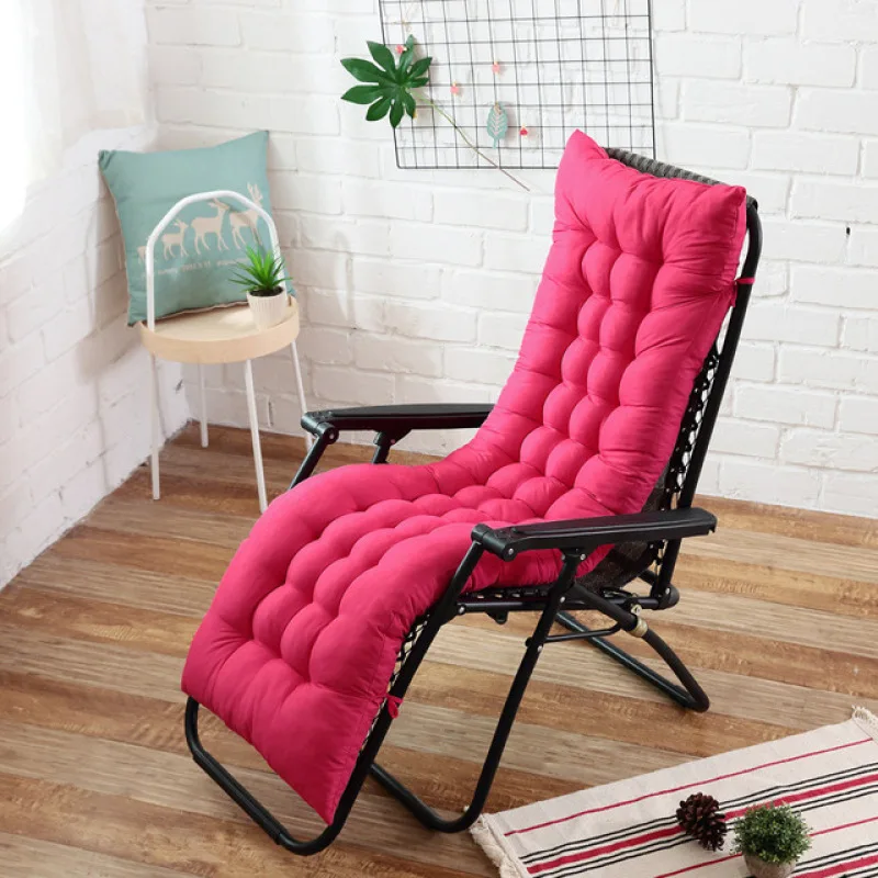 Long Cushion Recliner Chair Cushion Thicken Foldable Rocking Chair