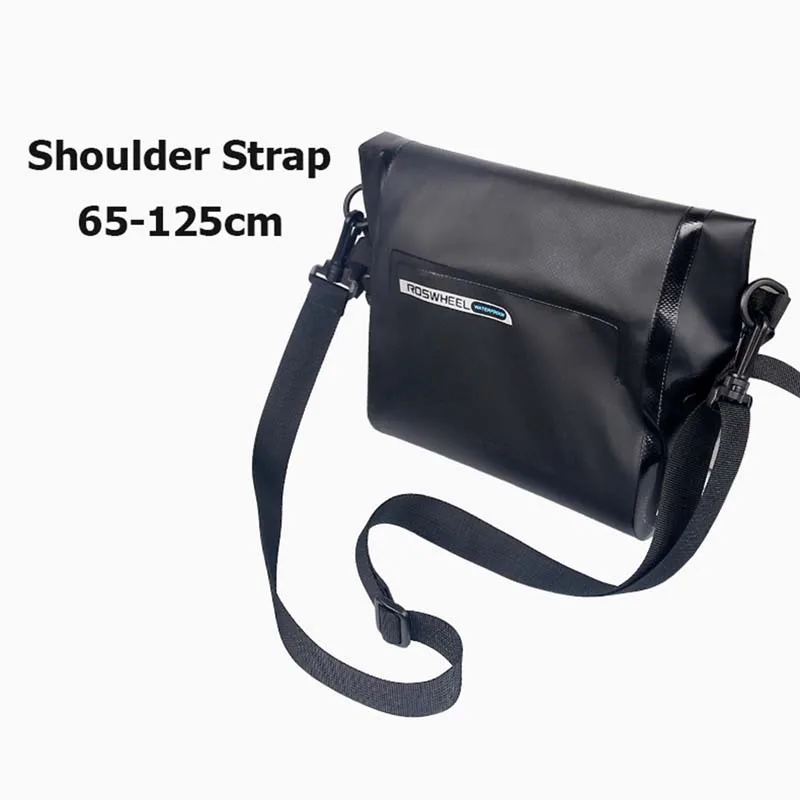 Discount Bicycle Bag PVC Waterproof Bike Front Frame Bags Foldable MTB Bike Handlebar Repair Tool Pocket Cycling Tube Shoulder Bag BC0146 4