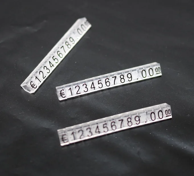 

20Pieces/Lot 45x5x5mm Jewelry Watches Garment Euro Price Card Tags