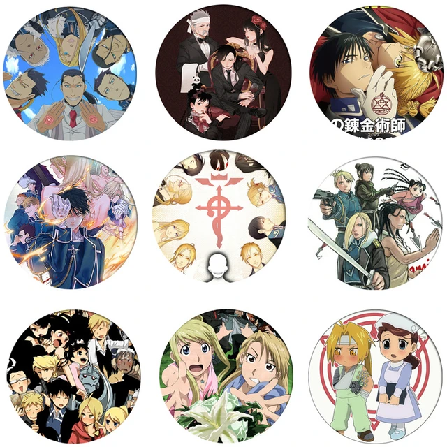 Fullmetal Alchemist Round Wall Clock Home Decor Wall Clock Gift for Fullmetal  Alchemist Fans