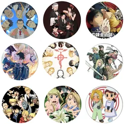 Free Shipping Anime Pin Fullmetal Alchemist Cosplay Badge Edward Elric Backpack Icon Button Cartoon Brooch Accessories Gifts