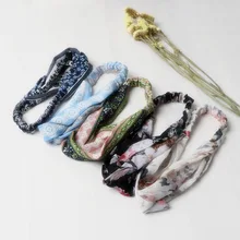 В этническом стиле, корейский стиль, эластичная резинка для волос, резинки для волос, женские, для мытья лица, макияж, Йога, аксессуары для волос, Ретро стиль, Цветочные волосы