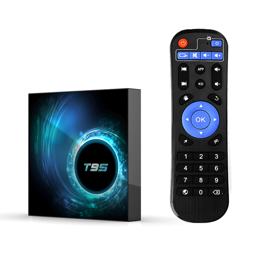 T95 Смарт ТВ коробка H616 четырехъядерный 64 бит 4K медиаплеер 6K HDR H.265 VP9 2 ГБ/16 ГБ 4G и 5G