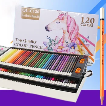 

120 Colors TOP Quality Color Pencil Professional Oil Artist's Pencils Set Painting Sketching Wood Color Pencil School Supplies
