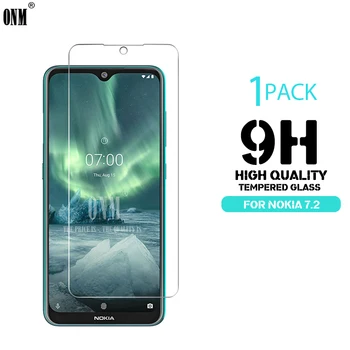 Перейти на Алиэкспресс и купить Закаленное стекло для NOKIA 7,2 6,2 4,2 3 V 3,1 C 3,1 A 2,2 3,2 4,2 защита экрана 9H закаленное стекло для Nokia 1 Plus X71 пленка *