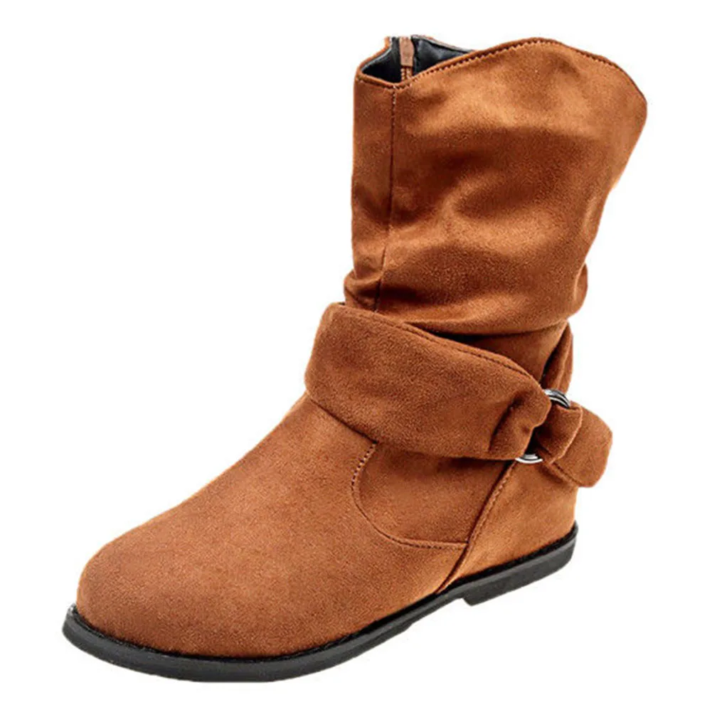 wide ankle boots flat heel
