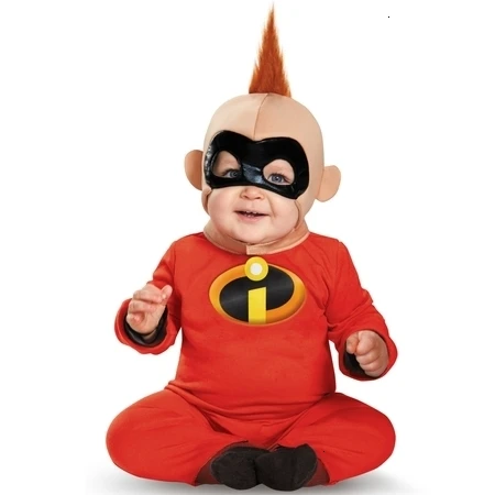 New Baby Jack Jack Costume Costume Di Halloween Mr. Incredibile 2 Costume Della Tuta Adult Toddllers Cosplay