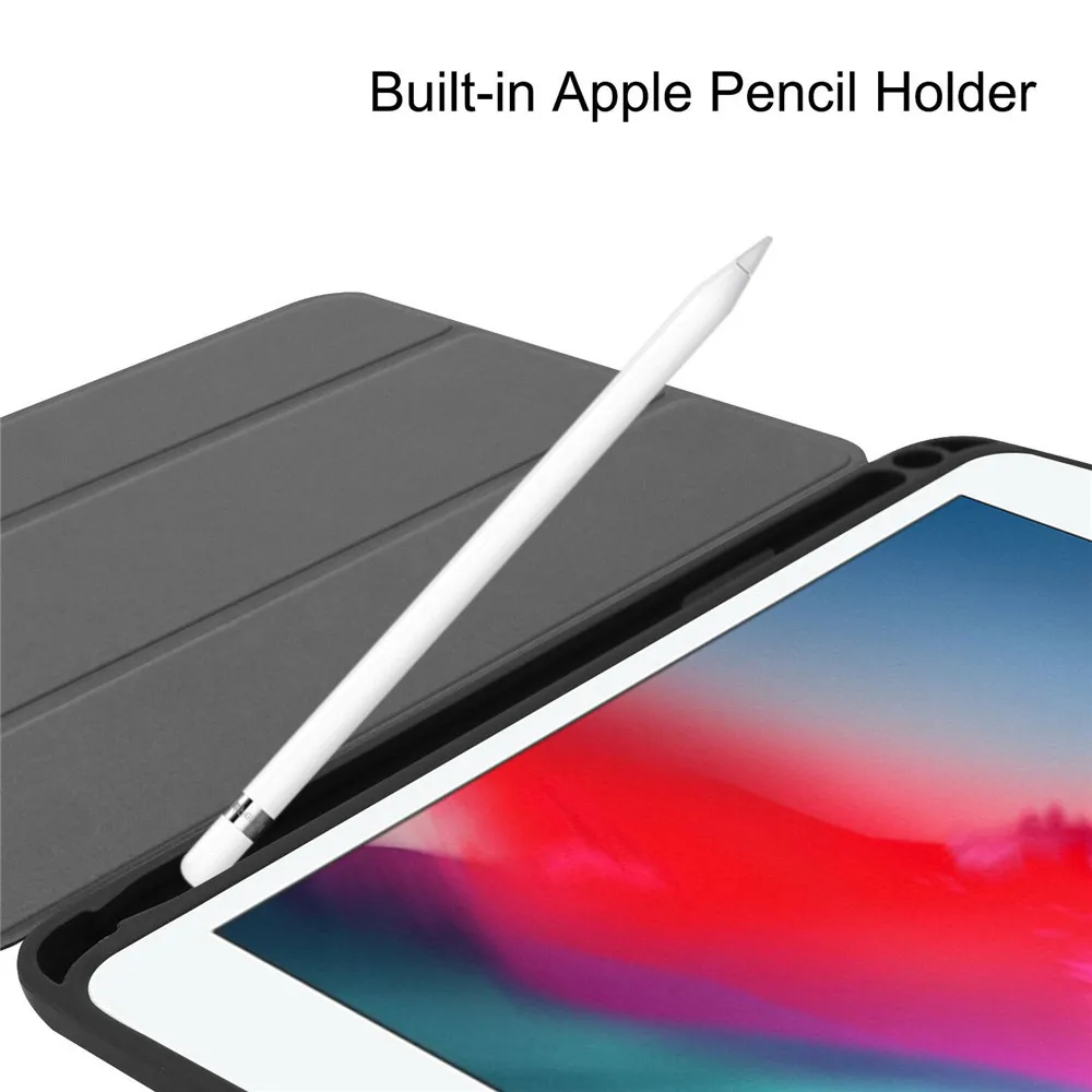 Essidi умный чехол для ipad mini 5 4 с держателем карандаша подставка для планшетного компьютера откидная крышка рукав для ipad mini 5 4 поколение